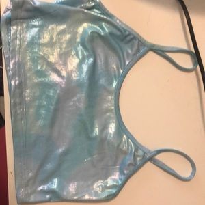 Holographic crop top